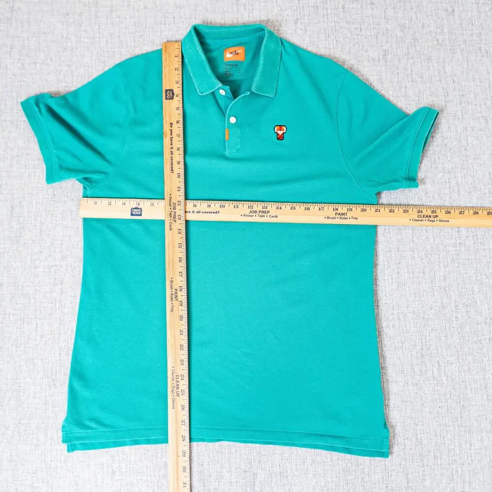 NIKE Tiger Woods Frank Polo tiger logo Green Masters size Medium